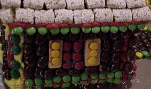 An m&m wall.