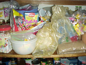 First we bought lots of supplies (candy)! We also took lots of pictures of the church and calculated ratios, measurements, and sizes.