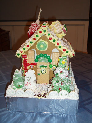 The finished product from the front.