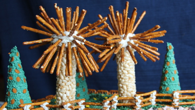 The crazy rice krispie trees.